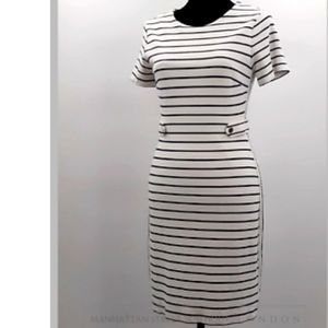 Y2K BANANA REPUBLIC Striped Dress Size 0 NEW!